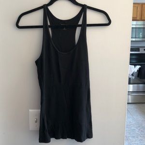 Plain black tank size M